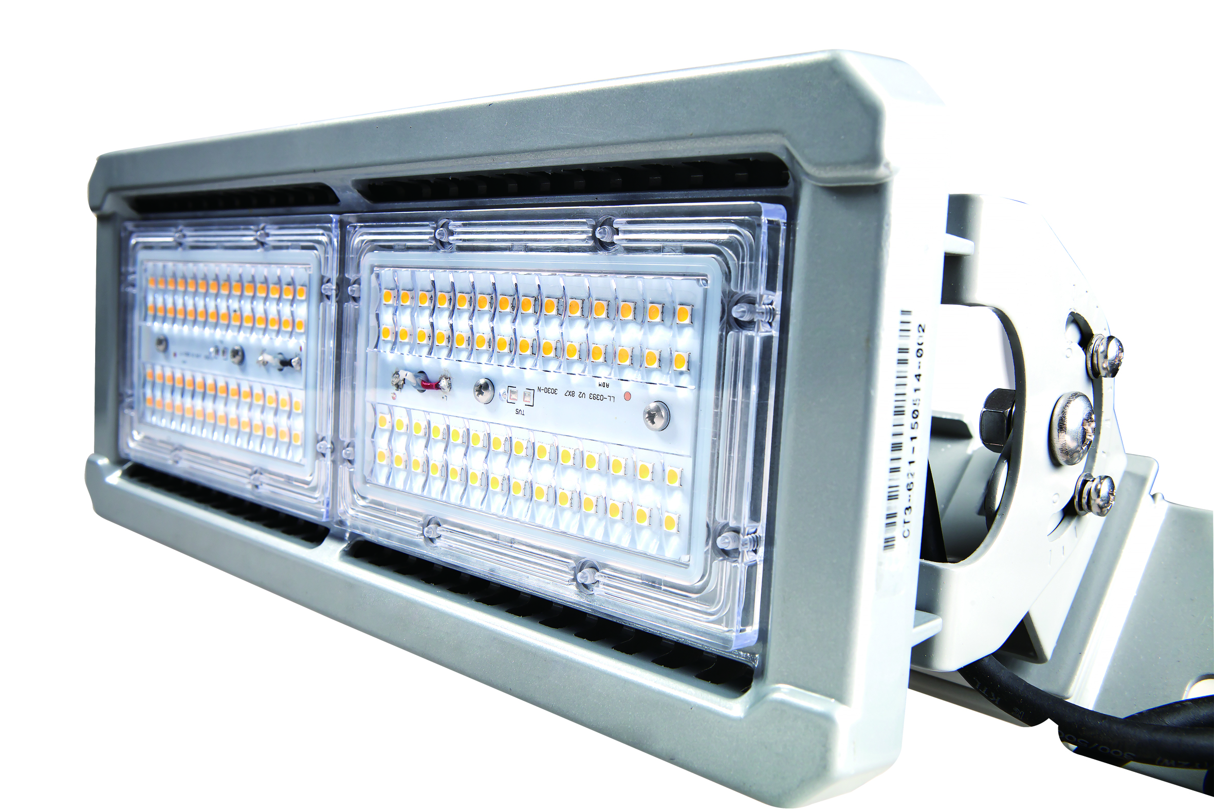 Светодиодный туннельный светильник серии TE — два модуля (международный кронштейн)